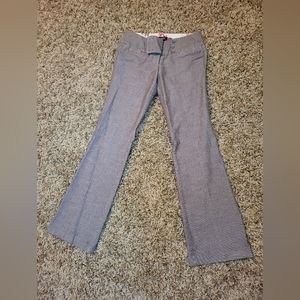 -Grey flare legged trousers - size Medium